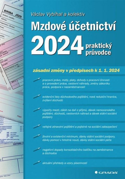 Vybíhal Václav: Mzdové účetnictví 2024 - praktický průvodce