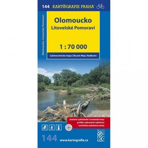 neuveden: 1: 70T(144)-Olomoucko,Litovelské Pomoraví (cyklomapa)