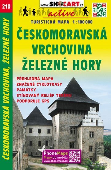 neuveden: SC 210 Českomoravská vrchovina, Železné hory 1:100 000 neuveden: SC 210 Českomoravská vrchovina, Železné hory 1:100 000