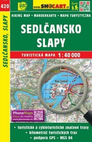 neuveden: SC 420 Sedlčansko, Slapy 1:40 000