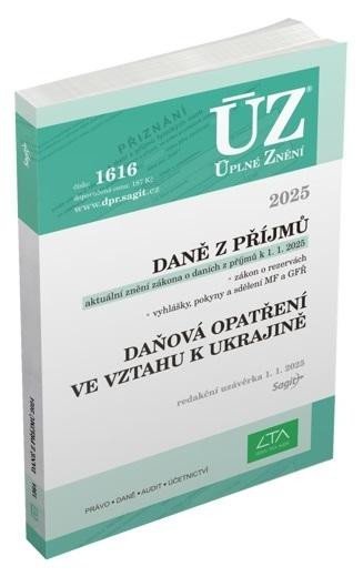 neuveden: ÚZ 1616 Daně z příjmů, 2025 neuveden: ÚZ 1616 Daně z příjmů, 2025