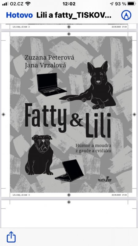 Peterová Zuzana, Vrzalová Jana: Fatty a Lili - Humor a moudra z gauče a cvičáku