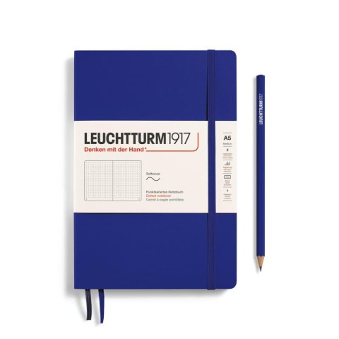neuveden: Leuchtturm1917 Zápisník Ink Softcover A5 tečkovaný