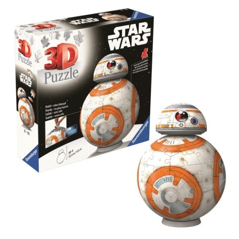 neuveden: 3D Puzzle-Ball: Star Wars BB-8 99 dílků
