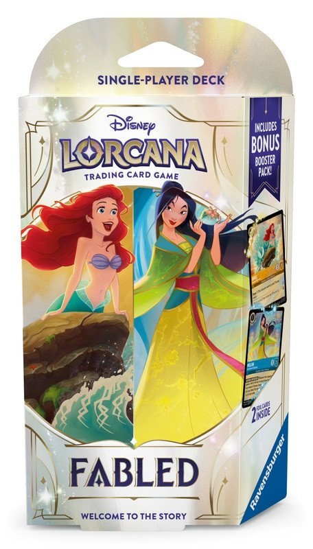 neuveden: Disney Lorcana TCG: Fabled - Starter Deck Amber  Sapphire