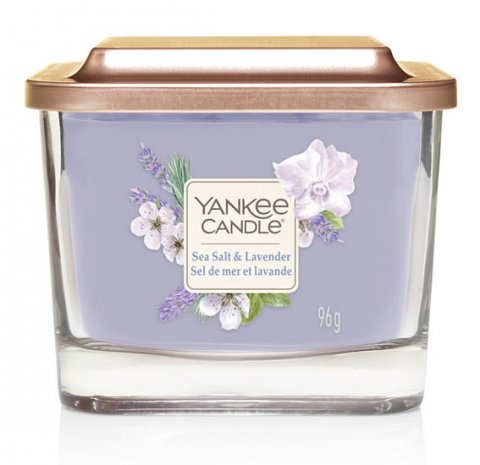 neuveden: YANKEE CANDLE Sea Salt & Lavender svíčka 96g, 1 knot