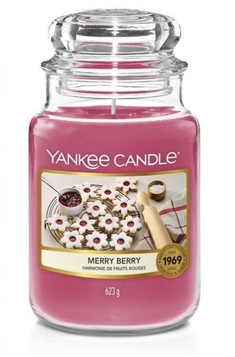 neuveden: YANKEE CANDLE Merry Berry svíčka 623g
