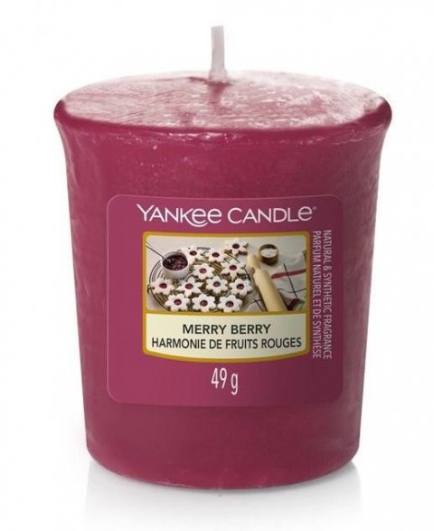 neuveden: YANKEE CANDLE Merry Berry svíčka 49g votivní