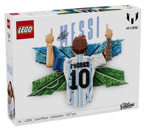 : LEGO® Editions 43018 Lionel Messi – Okamžik vítězství