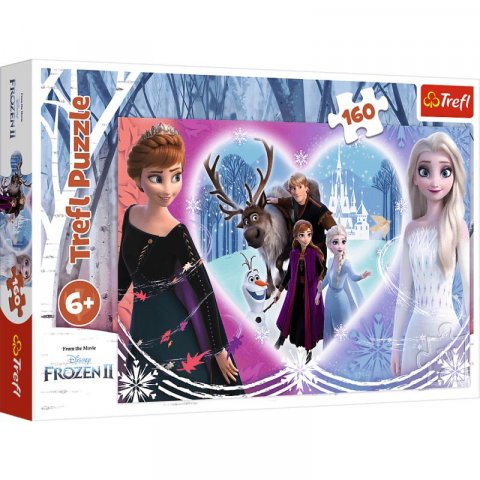neuveden: Trefl Puzzle Frozen 2 - Radostné chvíle / 160 dílků