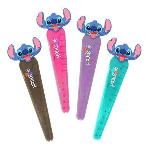 neuveden: Colorino školní pravítko Stitch Black - mix barev