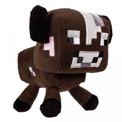 neuveden: Figurka Minecraft - Kráva plyš 15 cm