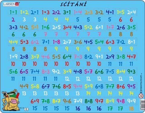 neuveden: Puzzle MAXI - Sčítání/81 dílků neuveden: Puzzle MAXI - Sčítání/81 dílků