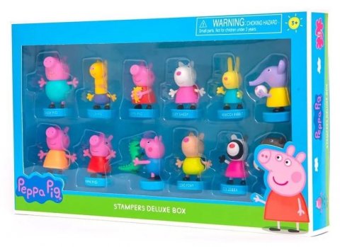 neuveden: Prasátko Peppa 12 sběratelských figurek s razítkem - Deluxe box