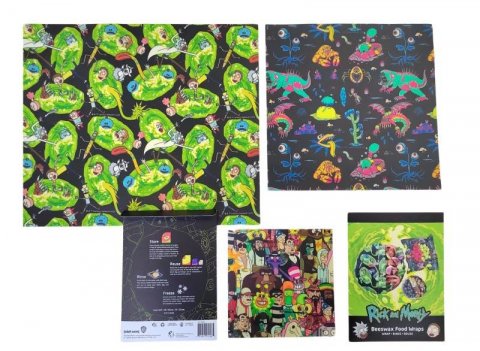 neuveden: Rick  Morty Voskovaný ubrousek - Set 3 ks