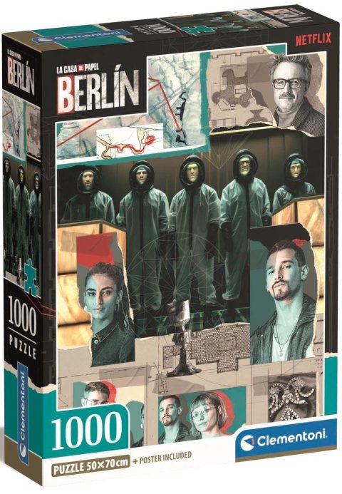 neuveden: Puzzle La Casa de Papel: Berlin - Jdeme do akce 1000 dílků neuveden: Puzzle La Casa de Papel: Berlin - Jdeme do akce 1000 dílků
