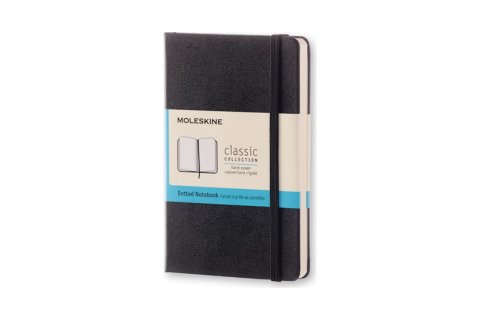 neuveden: Zápisník Moleskine - tvrdé desky, S, tečkovaný - černý