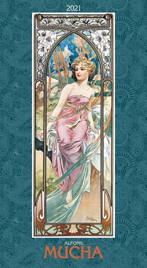 Mucha Alfons: Kalendář 2021 - Alfons Mucha, nástěnný