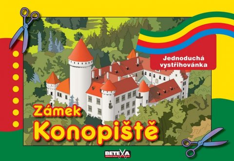 neuveden: Zámek Konopiště - Jednoduchá vystřihovánka neuveden: Zámek Konopiště - Jednoduchá vystřihovánka