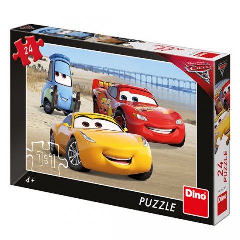 neuveden: Auta 3 - Na pláži: puzzle 24 dílků neuveden: Auta 3 - Na pláži: puzzle 24 dílků