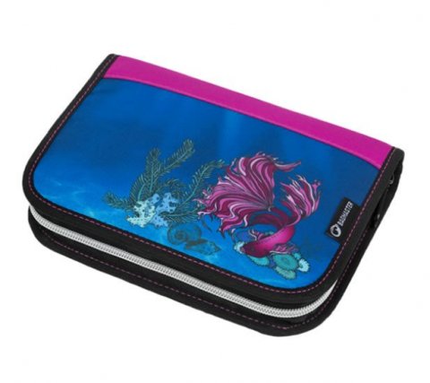 neuveden: Bagmaster Dívčí školní penál CASE GALAXY 9 C ryba Bojovnice pestrá VIOLET/B neuveden: Bagmaster Dívčí školní penál CASE GALAXY 9 C ryba Bojovnice pestrá VIOLET/B