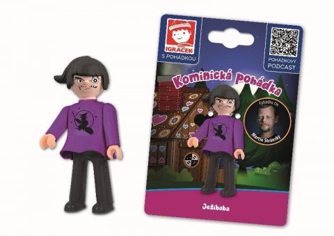 neuveden: Igráček s pohádkou Kominická pohádka - Ježibaba