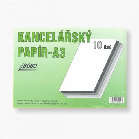 neuveden: Kancelářský papír A3, 70 g, 10 listů