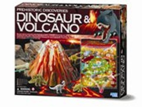 neuveden: Prehistorické objevy - Dinosaur a vulkán