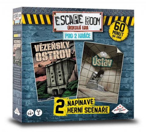 neuveden: ESCAPE ROOM mini: verze pro 2 hráče - 2 scénáře neuveden: ESCAPE ROOM mini: verze pro 2 hráče - 2 scénáře