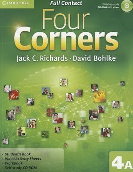 Richards Jack C.: Four Corners 4: Full Contact A with S-Study CD-ROM