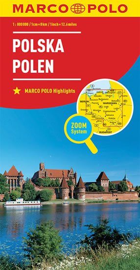 neuveden: Polsko 1:800T//mapa(ZoomSystem)MD