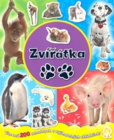 neuveden: Zvířátka - více než 200 samolepek a výjimatelných skládaček