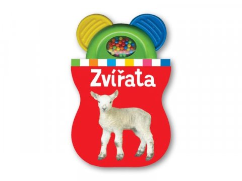 Priddy Roger: Zvířata - Leporelo s chrastítkem