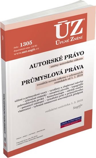 neuveden: ÚZ 1305 Autorské právo, Průmyslová práva