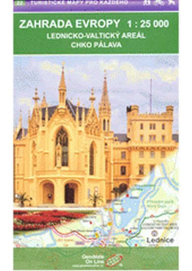 neuveden: Zahrada Evropy 1 : 25 000 / 22 Turistické mapy pro každého