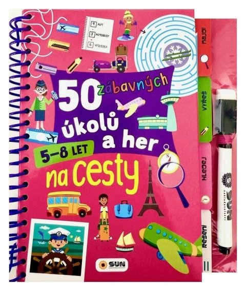 neuveden: 50 zábavných úkolů a her Na cesty 5-8 let