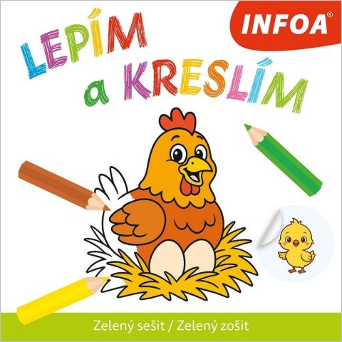 neuveden: Lepím a kreslím - Zelený sešit / Zelený zošit