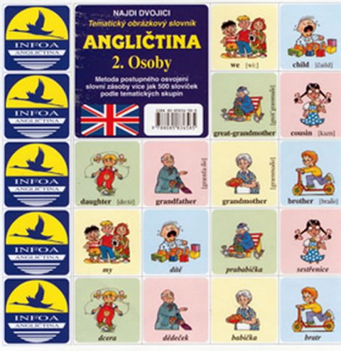 kolektiv autorů: Najdi dvojici - Angličtina - 2. Osoby kolektiv autorů: Najdi dvojici - Angličtina - 2. Osoby