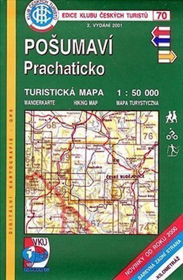 neuveden: Pošumaví - Prachaticko - Turistická mapa - edice Klub českých turistů 70