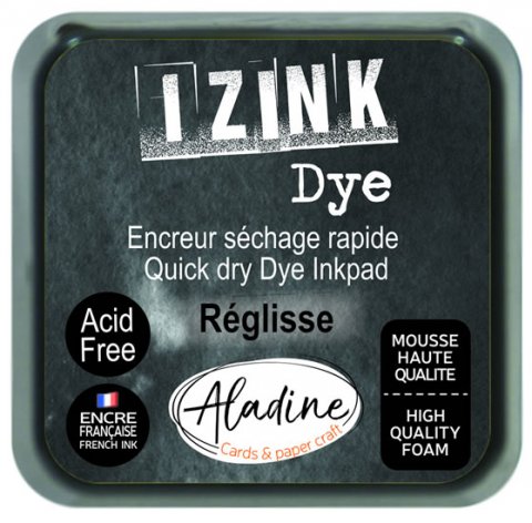 neuveden: Razítkovací polštářek IZINK DYE rychleschnoucí - černý