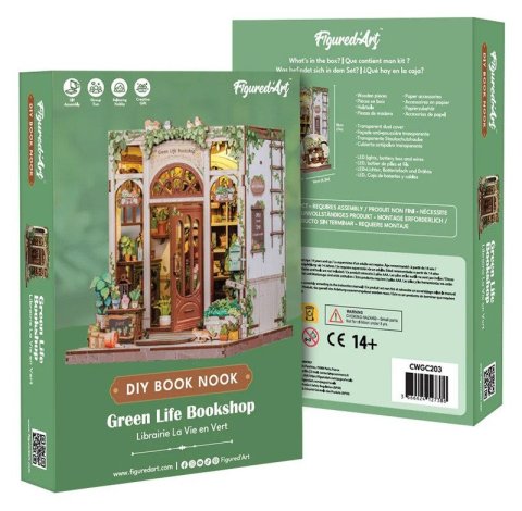-: Book Nook sada - Knihkupectví s květinami