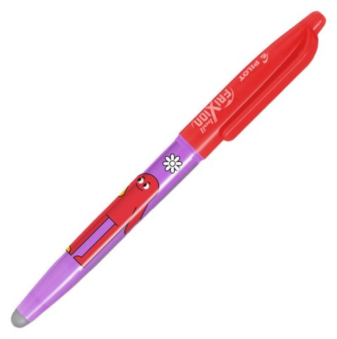 : Roller FriXion Ball 07, Friends Ltd., R, fialová, modrý inkoust, FLOWER