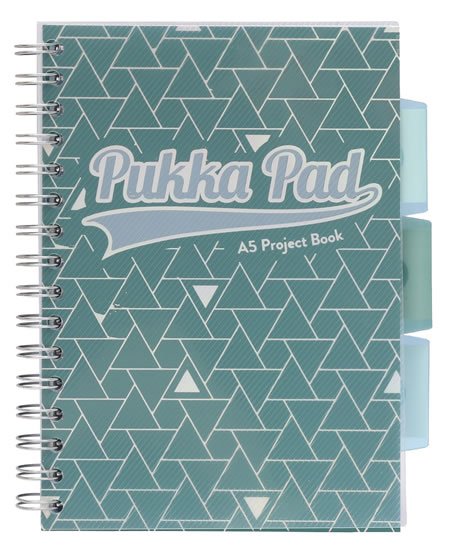 neuveden: Pukka Pad Projektový blok Glee A5, papír 80g, 100 listů, zelený