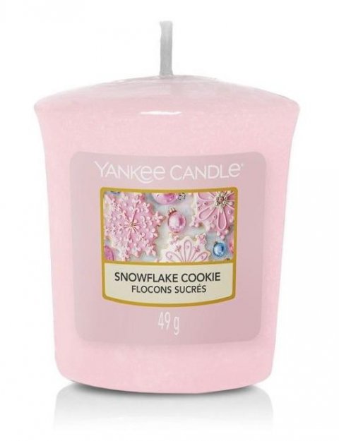 neuveden: YANKEE CANDLE Snowflake Cookie svíčka 49g votivní