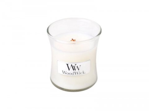 neuveden: WoodWick White Tea & Jasmine svíčka váza 85g