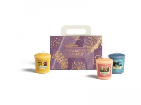 neuveden: YANKEE CANDLE Dárková sada THE LAST PARADISE, 3x votivní svíčka 49g