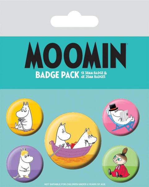 neuveden: Sada odznaků Moomins