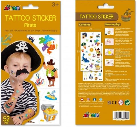 neuveden: Avenir Tetování - Pirát