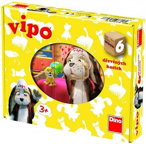 neuveden: Vipo - obrázkové kostky 6 ks neuveden: Vipo - obrázkové kostky 6 ks