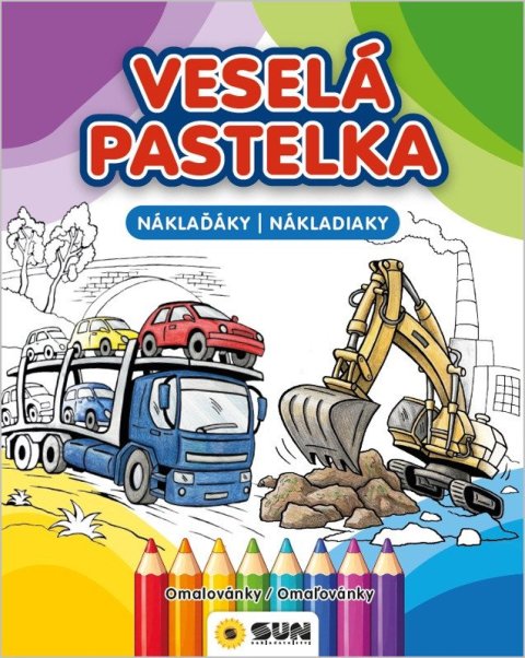 : Náklaďáky/Nákladiaky - Veselá pastelka